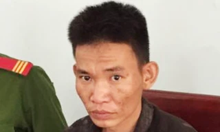 Nguyễn Đức Thủy tại cơ quan công an - Ảnh: Báo Nghệ An