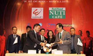 Nutifood là nhà tài trợ chính V-League 2018