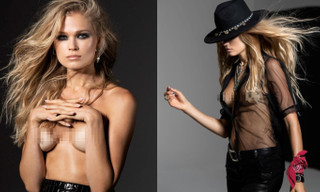 'Thiên thần áo tắm' Nga Vita Sidorkina 'cởi đồ' siêu gợi cảm trên tạp chí