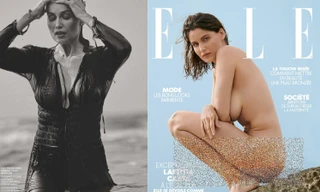 'Biểu tượng sex' Laetitia Casta khoả thân nóng bỏng trên tạp chí ở tuổi 41