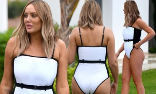 Sao truyền hình Anh quốc phô đường cong đẫy đà gợi cảm