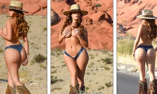 Demi Rose lại cởi đồ, chụp ảnh bán nude khoe đường cong 'chết người'