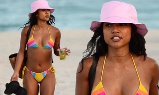 Người mẫu gốc Việt gợi cảm với bikini 2 mảnh bé xíu