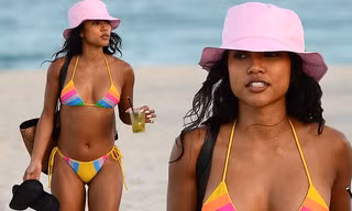 Người mẫu gốc Việt gợi cảm với bikini 2 mảnh bé xíu