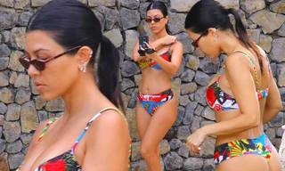 Vóc dáng nỏng bỏng 'thiêu đốt' của Kourtney Kardashian 