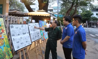 Bạn trẻ Đà Nẵng tìm lại 'Dư âm Điện Biên Phủ' với trải nghiệm tranh panorama độc đáo