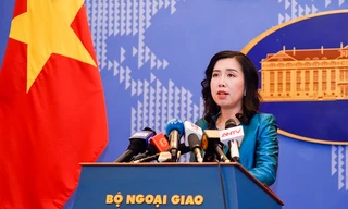 Người phát ngôn Bộ Ngoại giao Lê Thị Thu Hằng cho rằng, mọi hoạt động tiến hành tại hai quần đảo Hoàng Sa, Trường Sa mà không được phép của Việt Nam là hoàn toàn bất hợp pháp và vô giá trị.