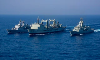 Ba tàu hài quân hoàng gia Australia. (Ảnh minh họa)