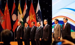 Thủ tướng Nguyễn Xuân Phúc cùng lãnh đạo các nước GMS tại Hội nghị Thượng đỉnh GMS-6. Ảnh: TTXVN