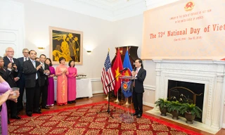 Tiệc Quốc khánh Việt Nam tại Mỹ. Ảnh: BNG