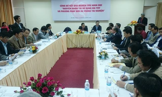 Các đại biểu tham dự lễ công bố ngày 13/1. Ảnh: Tuấn Nguyễn