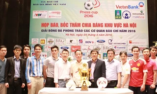 Báo Tiền Phong là hạt giống giải Presscup 2016