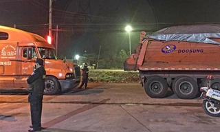 Hiện trường khi xảy ra vụ việc