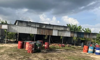 Phát hiện cơ sở tái chế nhớt thải quy mô lớn tại Bình Thuận