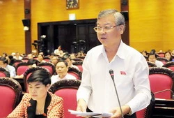 Ông Hồ Văn Năm phát biểu trong một lần thảo luận tại Quốc hội. Ảnh:Quochoi.vn