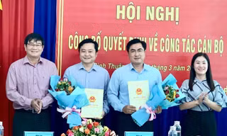 Hai phó Bí thư Tỉnh đoàn Bình Thuận nhậm chức phó Giám đốc Sở