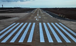 Hoàn thành hệ thống đèn hiệu đường băng sân bay Long Thành 