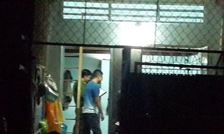 Công an khám nghiệm hiện trường vụ nổ súng 