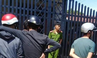 Công an phong tỏa hiện trường vụ án mạng