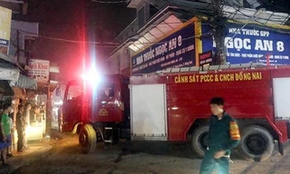 Quán karaoke ở Đồng Nai phát hỏa khi khách đang hát