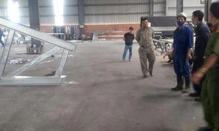 Hiện trường nam công nhân bị tai nạn tử vong