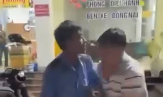 Bảo vệ ẩu đả với hành khách tại bến xe Đồng Nai 