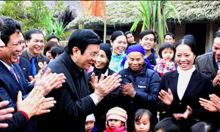 Chủ tịch nước thăm Khu di tích quốc gia Tân Trào