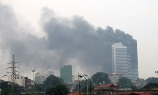 Toàn cảnh vụ cháy tại tòa nhà Tập đoàn Điện lực