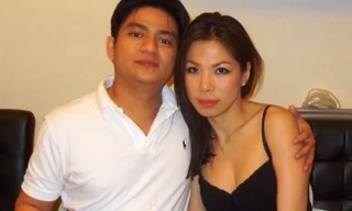 Ông Chiêm Quốc Thái và bà Vũ Thụy Hồng Ngọc thời còn mặn nồng.