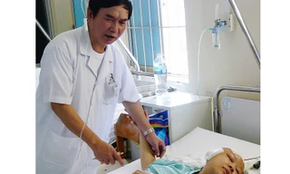 Chị Anh Thông đang hồi phục