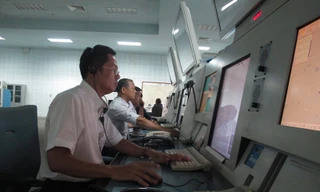 Bên trong Trung tâm Kiểm soát không lưu tại TP HCM. Ảnh: Bảo An