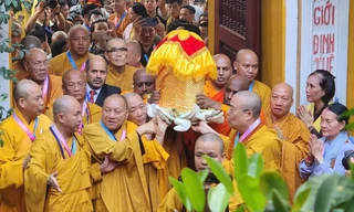 Xá lợi Phật đã được cung rước về chùa Quán Sứ 