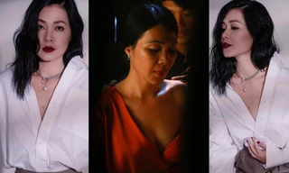 'Bà xã' của NSND Nguyễn Hải trong Bão ngầm từng là 'nữ hoàng cảnh nóng'