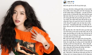 Diệu Nhi xin lỗi khán giả vì quảng cáo 'lố' công dụng thực phẩm chức năng giảm cân 