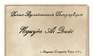 Điều chưa biết về tấm danh thiếp thợ ảnh của Nguyễn Ái Quốc 