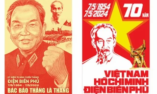 Trao hàng chục giải thưởng cho tranh cổ động 70 năm chiến thắng Điện Biên Phủ
