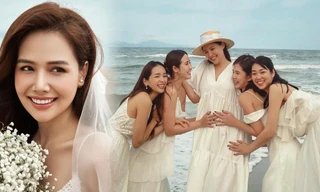 Phanh Lee ôm bụng bầu khoe nhan sắc ngọt ngào, hội chị em Vbiz lên chức 'mẹ đỡ đầu'