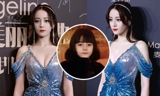 Loạt ảnh ngày bé của Địch Lệ Nhiệt Ba gây sốt, nhan sắc chuẩn 'đệ nhất mỹ nhân Tân Cương'