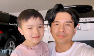 Con trai Đan Trường vỡ òa vì bố trở về Mỹ sau thời gian dài xa cách do dịch COVID-19