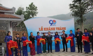 Xúc động lễ khánh thành bia di tích Trung ương Đoàn 