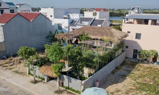 Giữa mùa dịch, gia chủ làm vườn, trồng rau trên mái nhà 