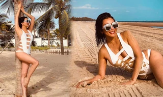 MC Kỳ Duyên khoe vòng 1 nóng bỏng ở tuổi 56