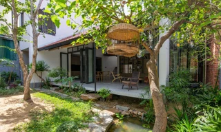 Nhà mái ngói vừa mát mẻ lại chống được lụt ở phố thị Hà Tĩnh 