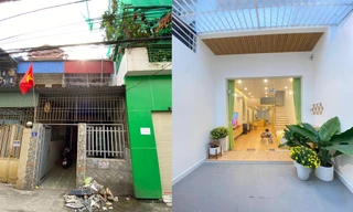 Ngỡ ngàng với hình ảnh ngôi nhà cũ trong ngõ sau khi cải tạo 