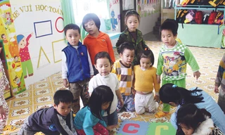 Trẻ em nên được vui chơi, học theo đúng chương trình (ảnh có tính chất minh họa, chụp tại cơ sở trường mầm non trên địa bàn Đà Nẵng). Ảnh: Nguyễn Huy
