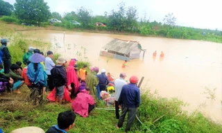 Hồ cá- nơi anh T chết đuối