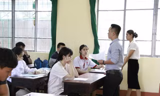 Thí sinh Đắk Lắk tham dự kỳ thi THPT quốc gia 2019.