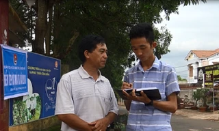 Ông Y Hiu chia sẻ nỗi hồi hộp với phóng viên