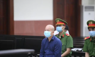 Ông Đinh Ngọc Hệ tại phiên tòa hôm nay. Ảnh: TH.C