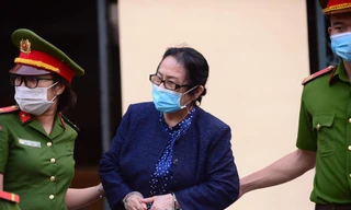 Bà Dương Thị Bạch Diệp tại phiên tòa. Ảnh: Tân Châu